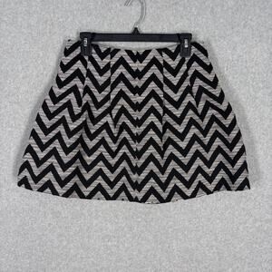 Anthropologie Skies Are Blue Pleated Skirt Medium Tweed Preppy Academia Twee